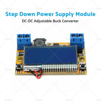 DC-DC Adjustable Buck Converter Step Down Power Supply Module LCD with Shell