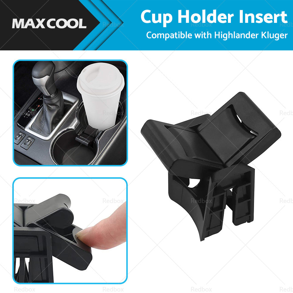 Armrest Center Console Cup Holder Insert Suitable For Toyota Highlander Kluger