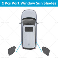 Car Window Magnetic Mesh Sun Shades Suitable for Mitsubishi Outlander 2021-23