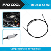 Fuel Filler Door Flap Release Cable Suitable For Toyota Hilux KUN16 KUN26 GGN25