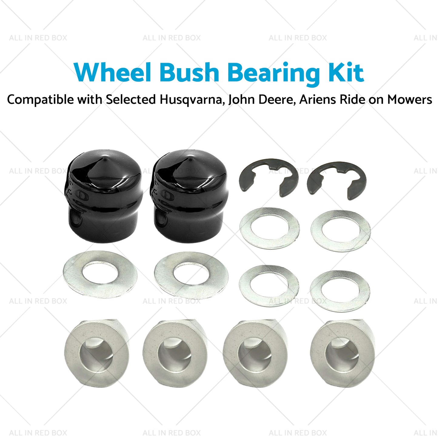 {{ Front Wheel Bush Bearing Kit Suitable for Husqvarna 532 00 9040 Ride on Mower }} - Buy Car Parts Online at {{ Kaka Auto Parts }}.