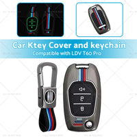 Zinc Alloy Car Flip Remote Key Fob Case Cover Shell Suitable For LDV T60 Pro