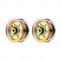 2xPulley Suitable For Husqvarna Jonsered Mowers 532 17 79 68 532 19 31 97 177968