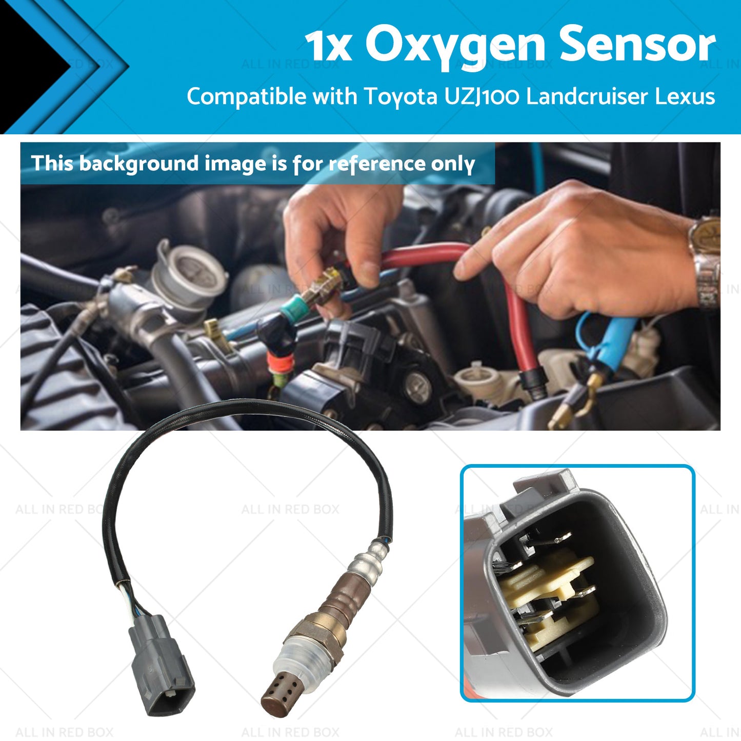 Oxygen Sensor Suitable for Toyota UZJ100 Landcruiser UZJ100 Pre-Cat Lexus LX470