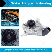 Water Pump  and  Housing ?Suitable for Mazda Tribute MPV Ford Escape V6 3. 0L 03-06