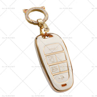 TPU 6Button Car Remote Key Fob Cover Suitable For Hyundai Sonata Tucson Santa Fe