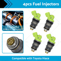 4x Fuel Injector Suitable for Hiace RZH103 RZH113 RCH12 RCH22 2RZ-E 2. 4L 95-04