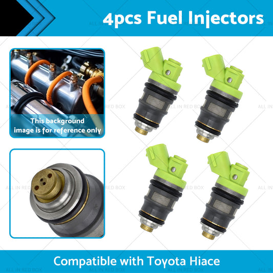 4x Fuel Injector Suitable for Hiace RZH103 RZH113 RCH12 RCH22 2RZ-E 2. 4L 95-04