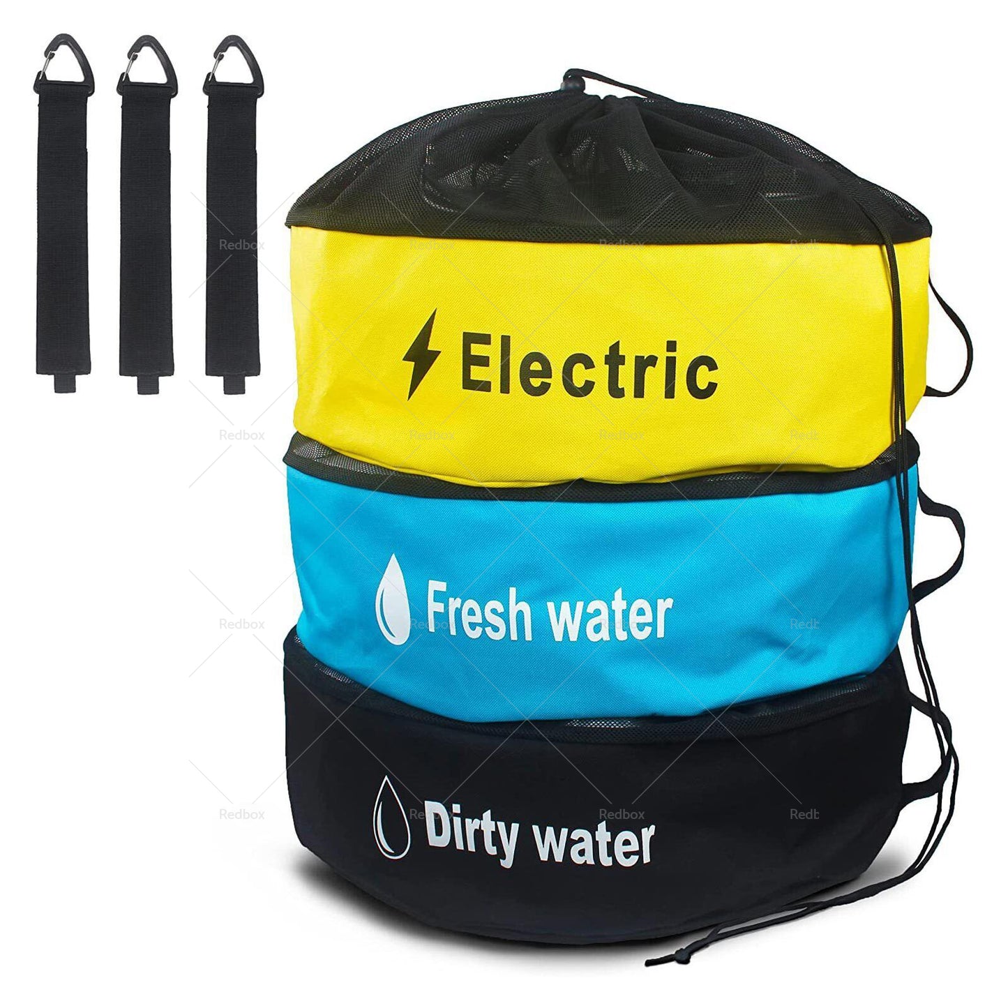 Storage Bag Caravan Camping RV Cable Organizer Water Hose Electrical Cords