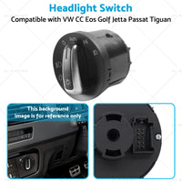 Headlight Switch Suitable for VW CC Eos Golf Jetta Passat Tiguan 5ND941431B