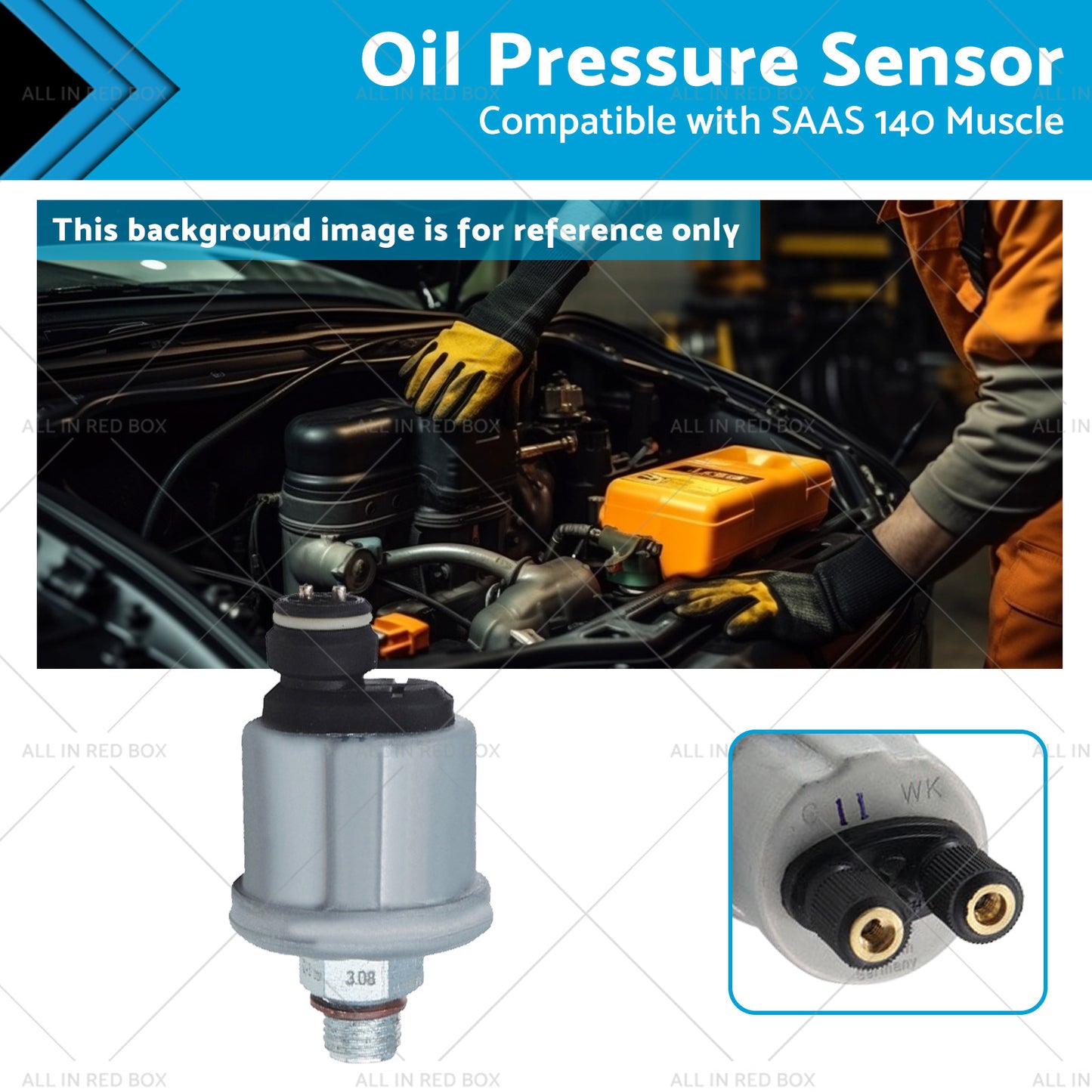 {{ SG21002 Oil Pressure Sensor Suitable for SAAS 140 Muscle Gauge Sender Unit }} - Buy Car Parts Online at {{ Kaka Auto Parts }}.