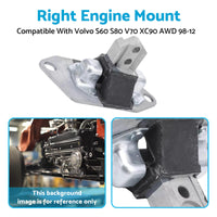 {{ Engine Mount Front Right Suitable For Volvo S60 S80 V70 XC90 2.0L 2.4L AWD 98-12 }} - Buy Car Parts Online at {{ Kaka Auto Parts }}.