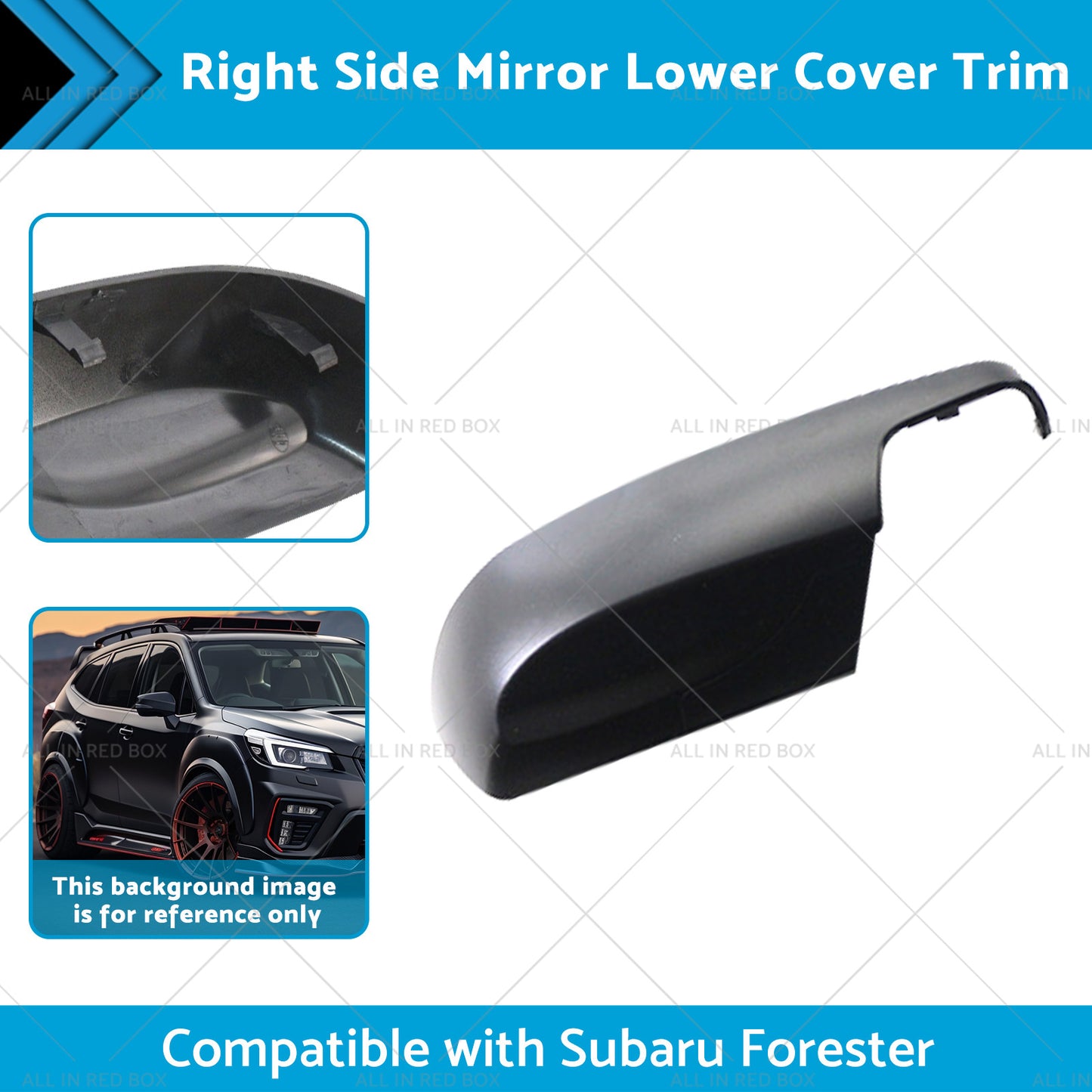 Right Side Mirror Lower Cover Trim Suitable for 12-18 Subaru Forester XV G4X