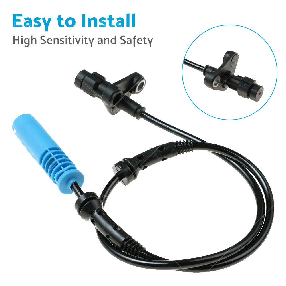 34526756375 2PCS Front ABS Wheel Speed Sensor Suitable for BMW E39 Left + Right