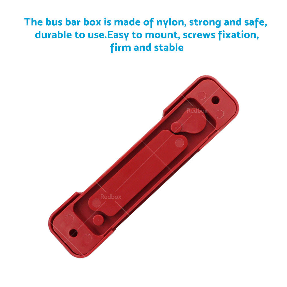 1 Piece 12 Way Bus Bar Power Distribution Rated Terminal Block For Auto Marine