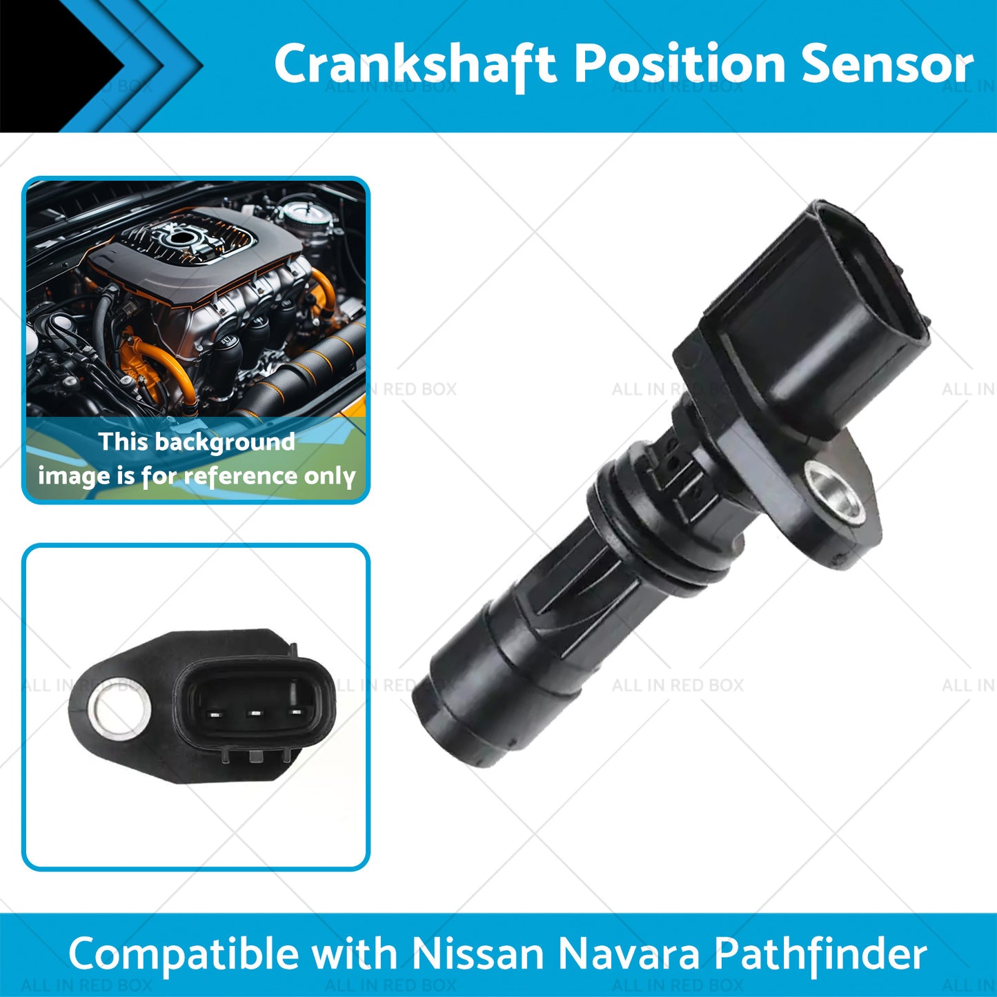 Crankshaft Position Sensor Suitable For Nissan Navara D40 Pathfinder R51 2. 5L