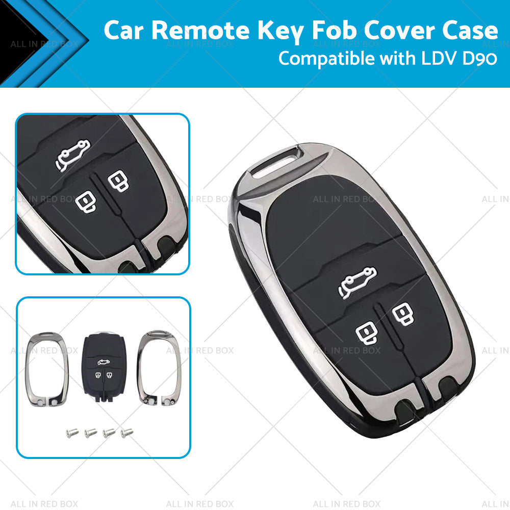 Zinc Alloy Remote Key Fob Case Cover Shell Suitable For LDV D90 3buttons Key Fob