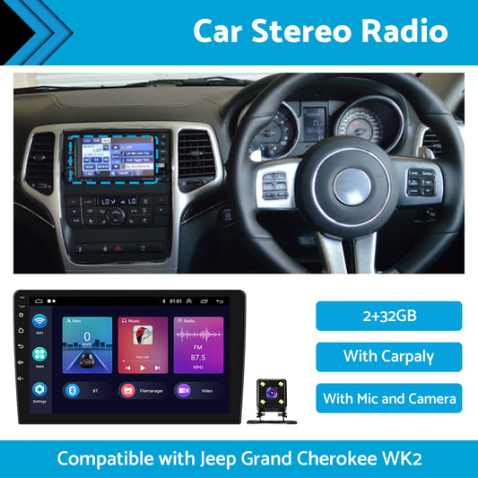 32GB Android 11 Apple Carplay Radio Stereo GPS Suitable for Jeep Grand Cherokee