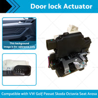 Door Lock Actuator Front Left Passenger Side For VW GOLF Beetle Skoda 3B1837015A