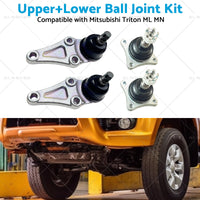 4pcs UpperLower Ball Joint Kit Suitable for Mitsubishi Triton ML MN UTE 4WD RWD