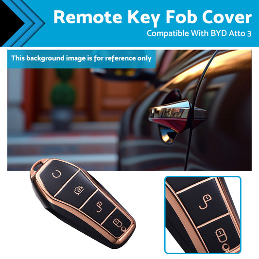 Remote Key Fob Cover Protector Car Key Case Suitable For BYD Atto 3 Accessories Durable