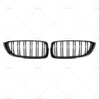 Bumper Grille Grill Suitable for BMW 4 Series F32 F33 F36 M3 F80 M4 Gloss Black