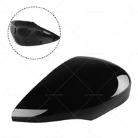 Left and Right Wing Mirror Cover Gloss Black Suitable For Ford Fiesta MK7 2008-2017