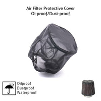 Air or Pod Filter Cover Sock Protective Cover Dust Rain Oil Universal 12 x 15cm