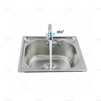 {{ For RV Motorhome Faucet Single Cold Water Tap 360 Degree Rotation 1 or 2in Mounting }} - Buy Car Parts Online at {{ Kaka Auto Parts }}.