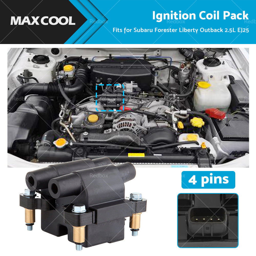 Ignition Coil Pack 22433AA50A for Subaru Forester Liberty Outback BL 2. 5L EJ25