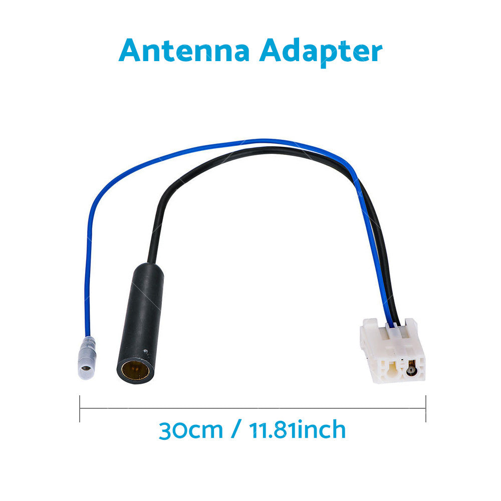 Radio Antenna Adapter Stereo Reverse Aerial Cable Connector Suitable For Toyota