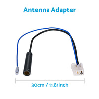 Radio Antenna Adapter Stereo Reverse Aerial Cable Connector Suitable For Toyota