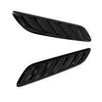 Gloss Black Bonnet Vents Suitable For Holden Commodore VF S SS  SSV  SV6 Redline