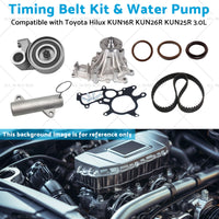 Timing Belt Kit&Water Pump Suitable for Toyota Hilux KUN16R KUN26R 3.0L 05-17