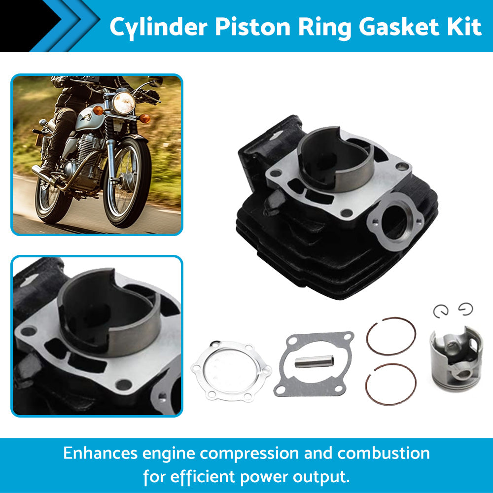 {{ Cylinder Piston Ring Gasket Kit Suitable For Yamaha DT175 MX175 F G H 1978-2014 }} - Buy Car Parts Online at {{ Kaka Auto Parts }}.