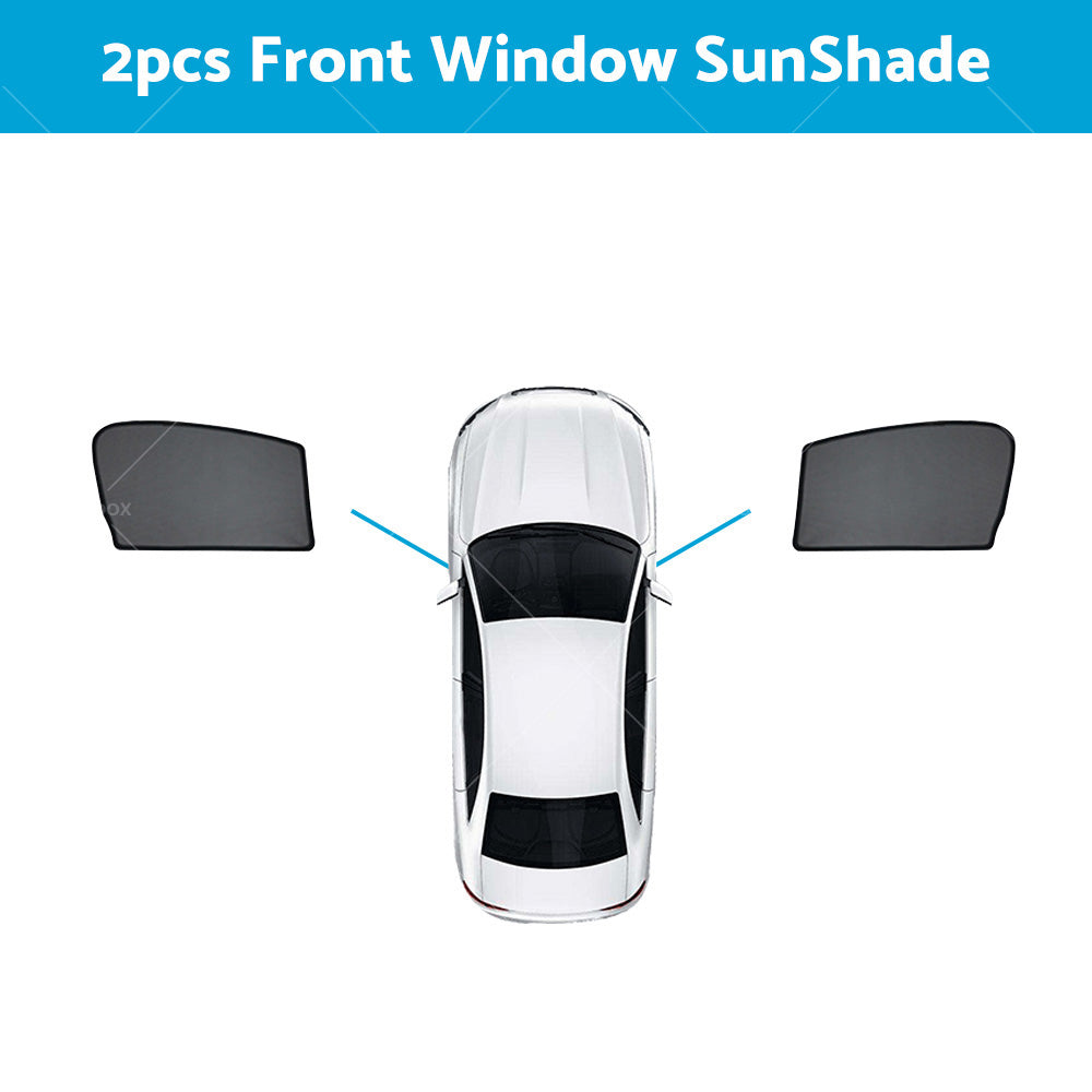 4PCS Front Rear Magnetic Car Window Sun Shades Suitable For Ford Ranger PX2 3