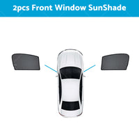 4PCS Front Rear Magnetic Car Window Sun Shades Suitable For Ford Ranger PX2 3