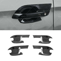 Carbon Fiber Exterior Door Handle Bowl Cover Trim For Isuzu D-Max Dmax 2021-2022