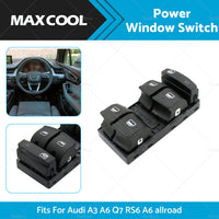 Master Electric Power Window Switch Control Fit For AUDI A3 A6 Q7 RS6 A6 allroad