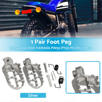 Foot Pegs Footpegs Suitable For Yamaha TW200 PW50 PW80 Peewee Pit Dirt Bikes