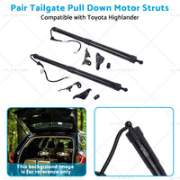 Pair Tailgate Pull Down Motor Struts Suitable for 14-19 Toyota Highlander 3. 5L