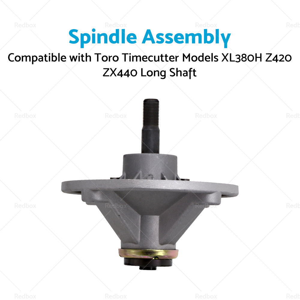 Suitable ForToro Timecutter Models XL380H Z420 ZX440 Long Shaft Spindle Assembly