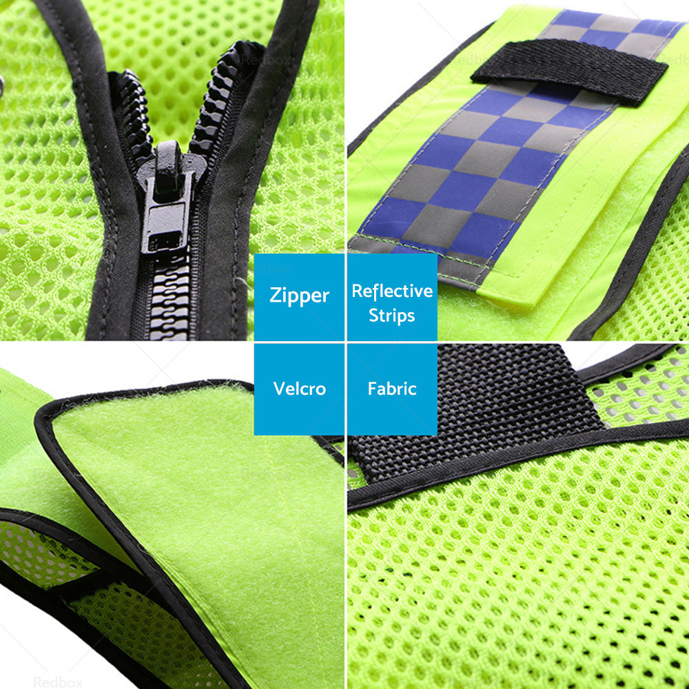 Ultimate Security Reflective Executive Safety Vests. Hi Vis Protective Work Wear