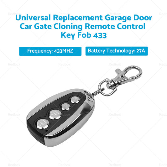 433Mhz Universal Replacement Garage Door Car Gate Cloning Remote Control Key Fob