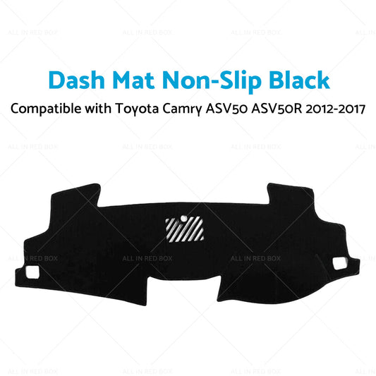 Non-Slip Dash Mat Suitable For Toyota Camry ASV50 ASV50R 12-17 Dashboard Cover