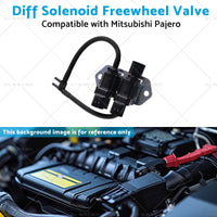 Front Diff Solenoid Freewheel Valve Suitable for Mitsubishi Pajero NW NX 07-17