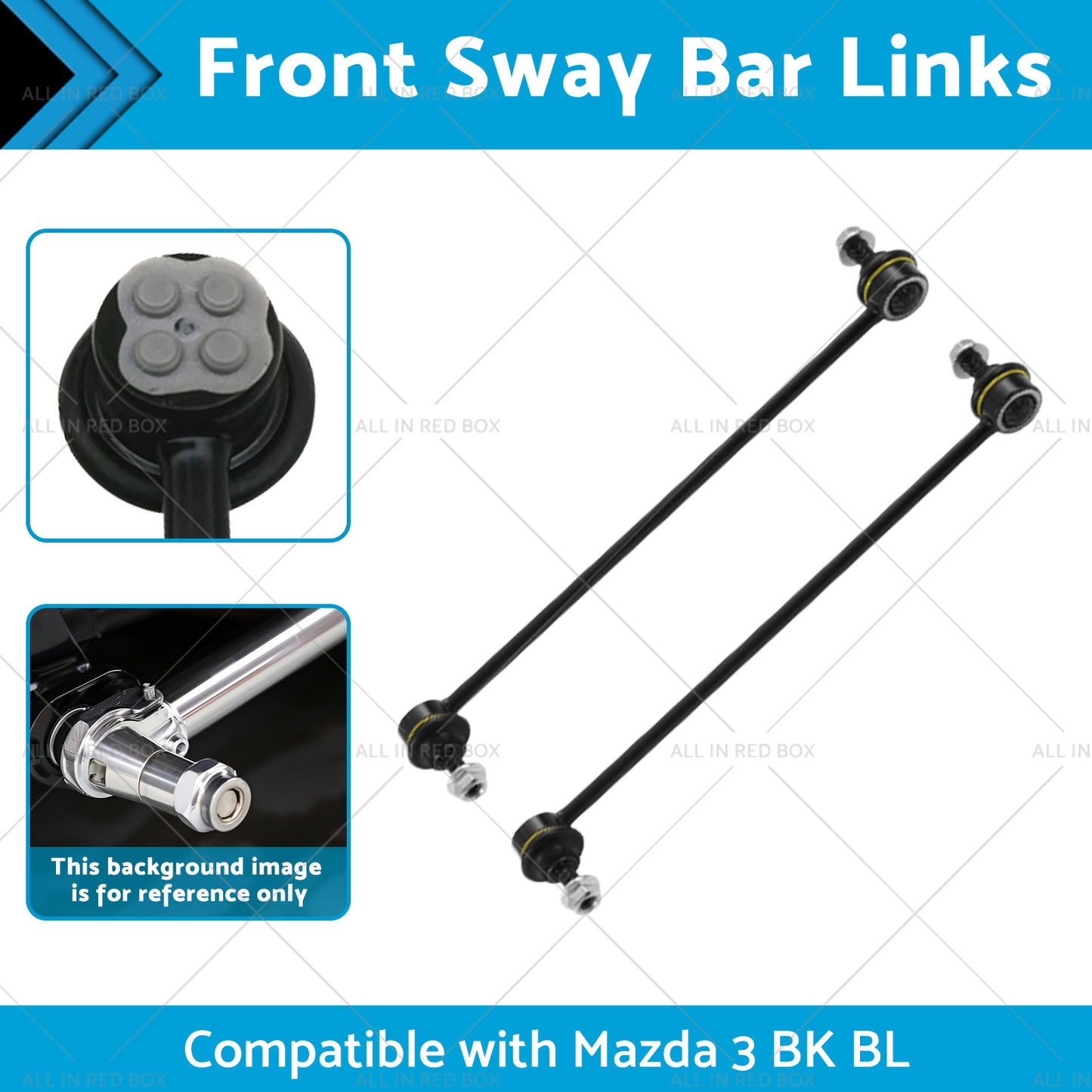 2Units Sold Front Sway Bar Links Suitable for Mazda 3 2004-2014 BK BL 4cell 2.0L