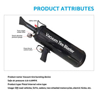 12L Tyre Inflator Bead Seater Blaster Cannon Portable Air Tank Car SUV 4WD