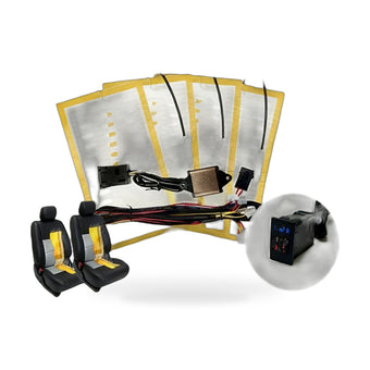 compare product Universal 12V Car Seat Heater Kit Heating Pad 5-Level Control Switch Fit 2 Seats