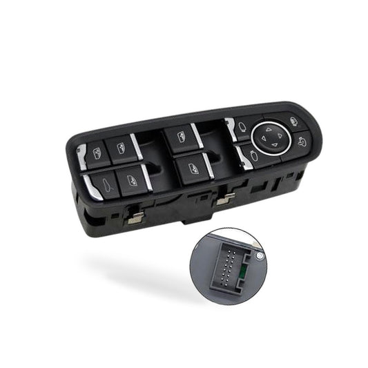 High end window standard, 7PP959858AEDML suitable for Porsche window regulator adjustment switch, power window control master switch